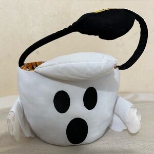 Flipeez Halloween Basket - Ghost with Candy Corn print